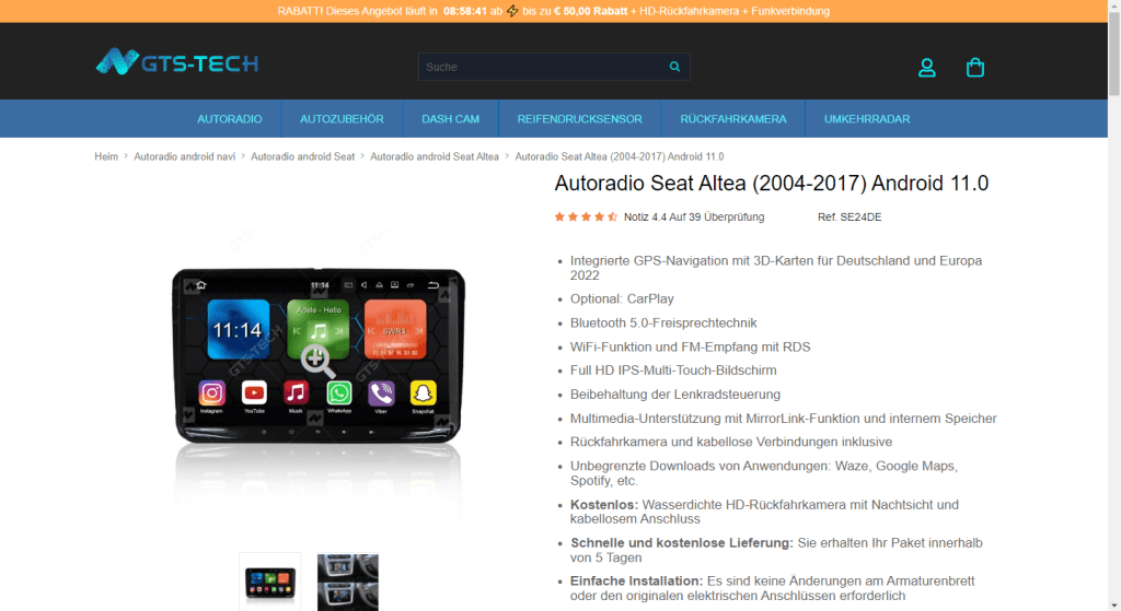 Gts-tech.de: Autozubehör Shop