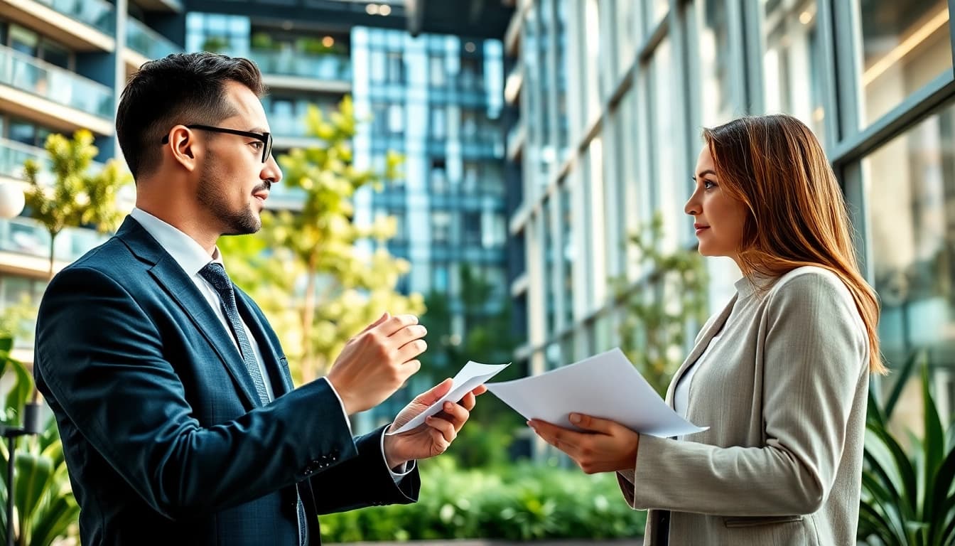 Immobilienmakler Frankfurt Ginnheim berät Kunden professionell in modernem Büro mit urbanem Flair.