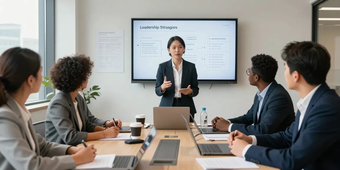 Ein Team diskutiert über eine schwierige Führungskraft während eines Meetings in einem modernen Büro.