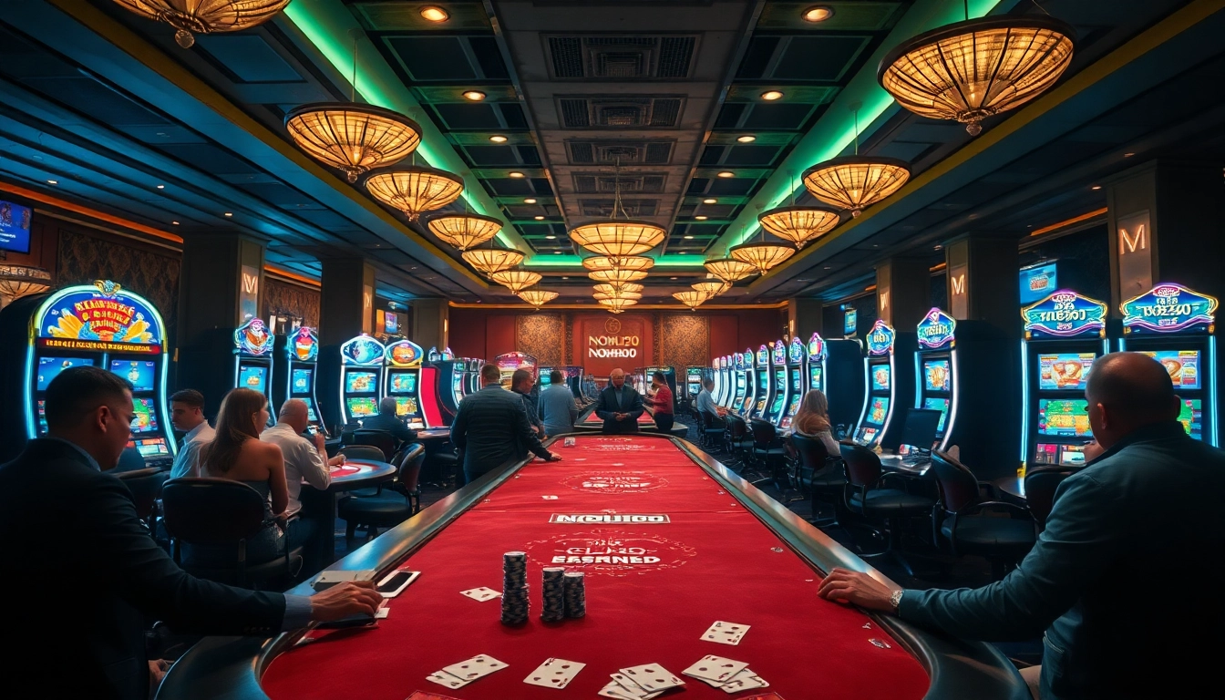 Experience thrilling gameplay at NOHU90's stunning slot machines and casino tables.