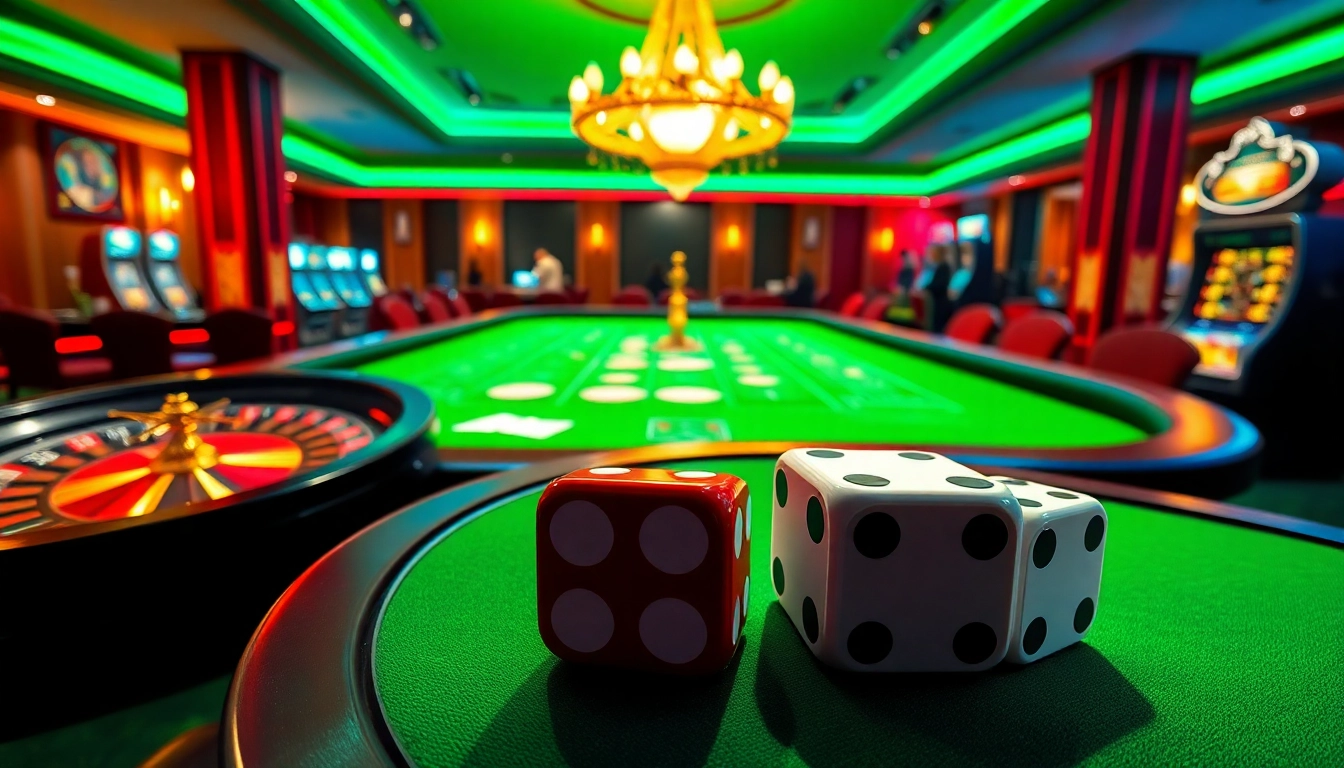 Experience the thrill of gamebaidoithuong at a luxury casino with vibrant games and exciting action.