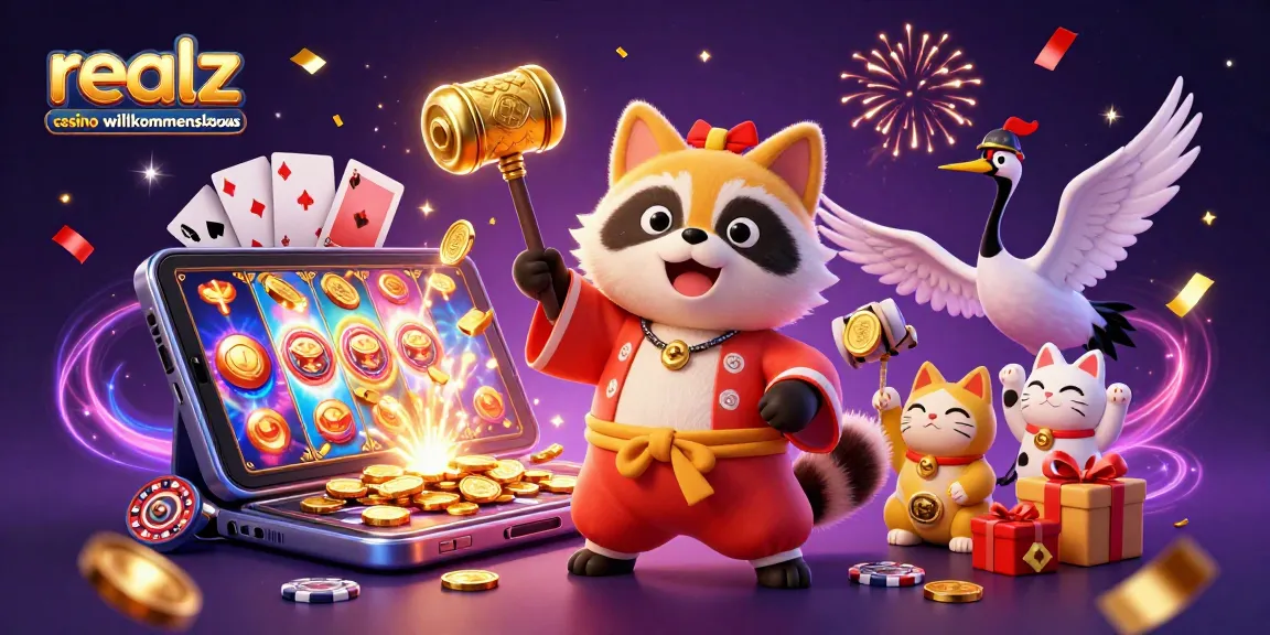 Der realz casino Willkommensbonus steigert Ihre Gewinnchancen mit bunten Spielautomaten und Glücksymbole.