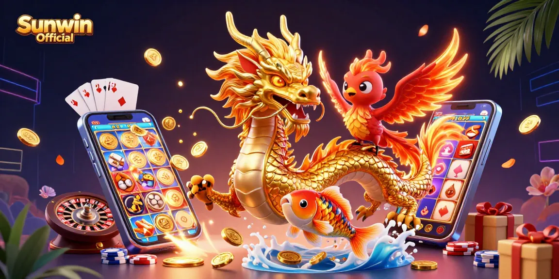 Experience exhilarating gameplay with the dynamic Sunwin Official animated casino scene featuring iconic symbols.